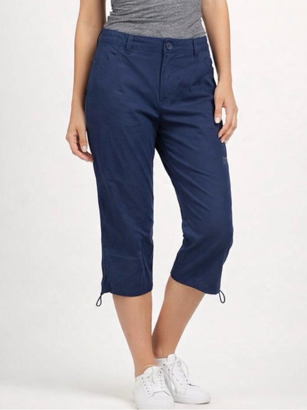 Eddie Bauer Navy Rainer Capri Pants - Picture 3 of 6